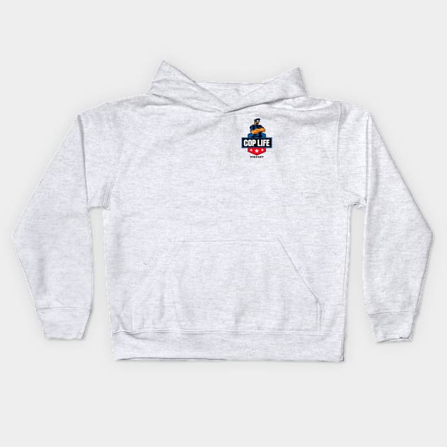 Podcast Logo Kids Hoodie by CopLife